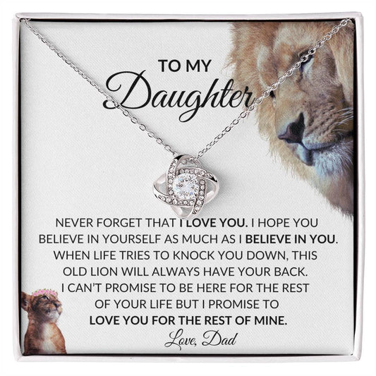 To My Daughter Love You For The Rest Of Mine