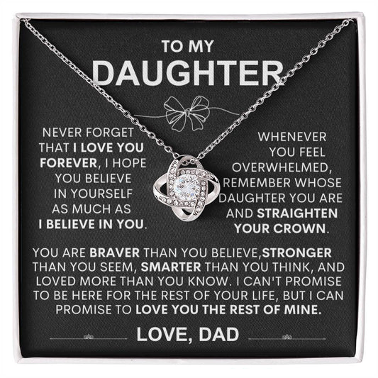 TO MY DAUGHTER BELIEVE