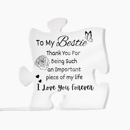 Best Friend Piece Of My Life Acrylic Puzzle Plaque