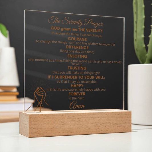 The Serenity Prayer Plaque