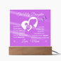 To My Daughter Acrylic Plaque
