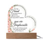To My Friend Acrylic Heart Plaque