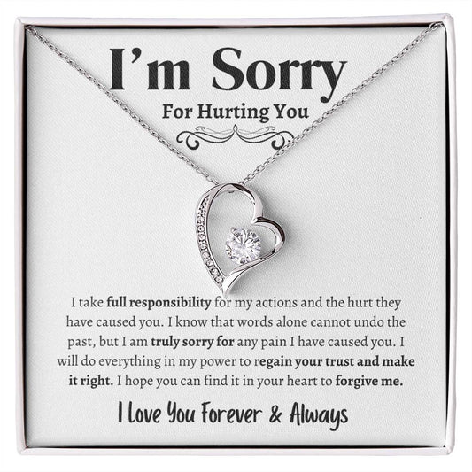 I'm Sorry For Hurting You Forever love
