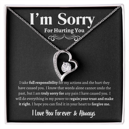 I'm Sorry For Hurting You B/W  Forever Necklace