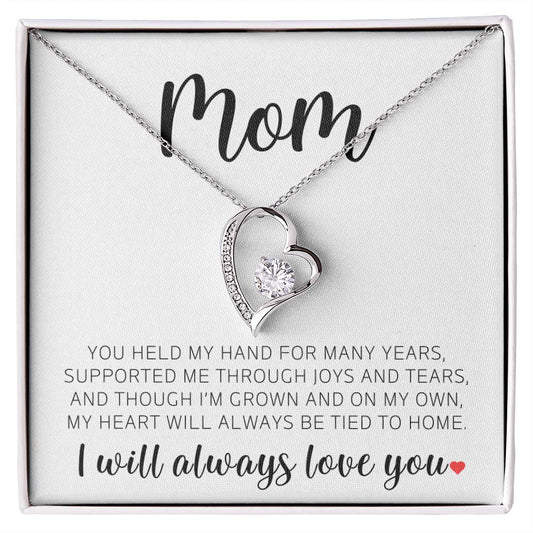 Mom You Held My Hand/ Forever Love Necklace