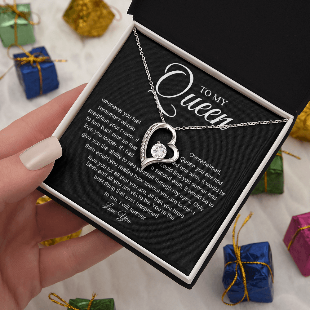 To My Queen Forever Love Necklace