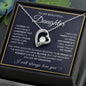 To My Beautiful Daughter Lifetime Of Love Necklace