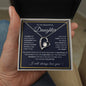 To My Beautiful Daughter Lifetime Of Love Necklace