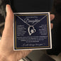 To My Beautiful Daughter Lifetime Of Love Necklace