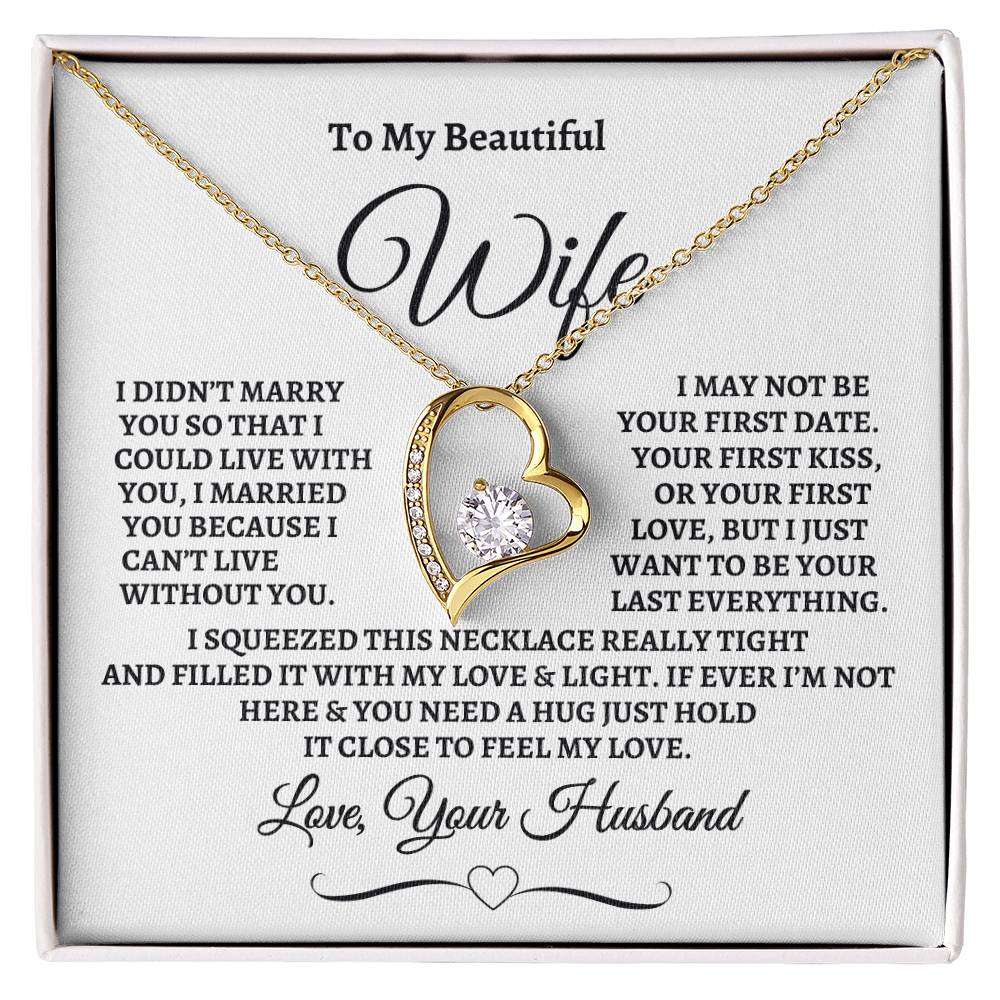 To My Beautiful Wife Forever Love  WB