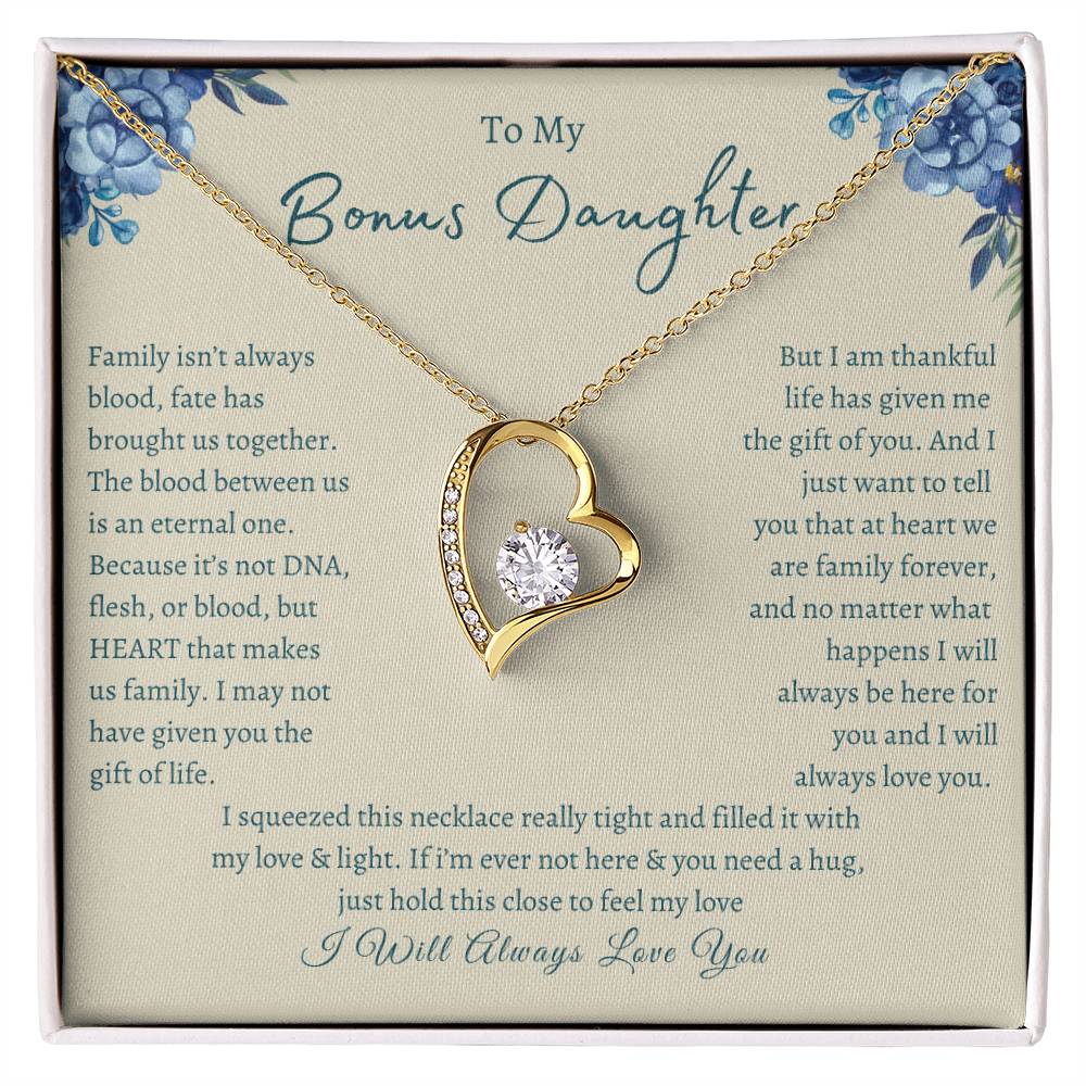 To My Bonus Daughter Forever love