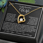 To My Beautiful Wife Love Heart Necklace