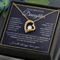 To My Beautiful Daughter Lifetime Of Love Necklace