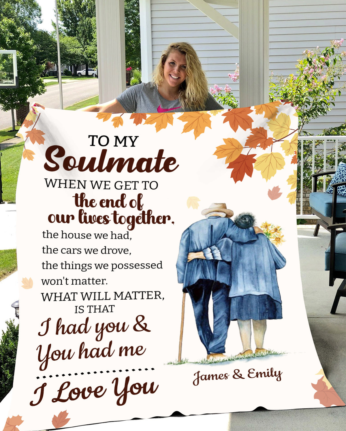 To My Soulmate Blanket