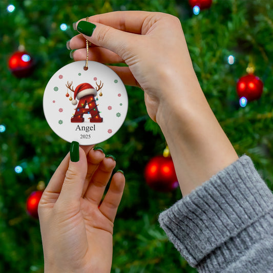 Personalized Letter Name Ornament