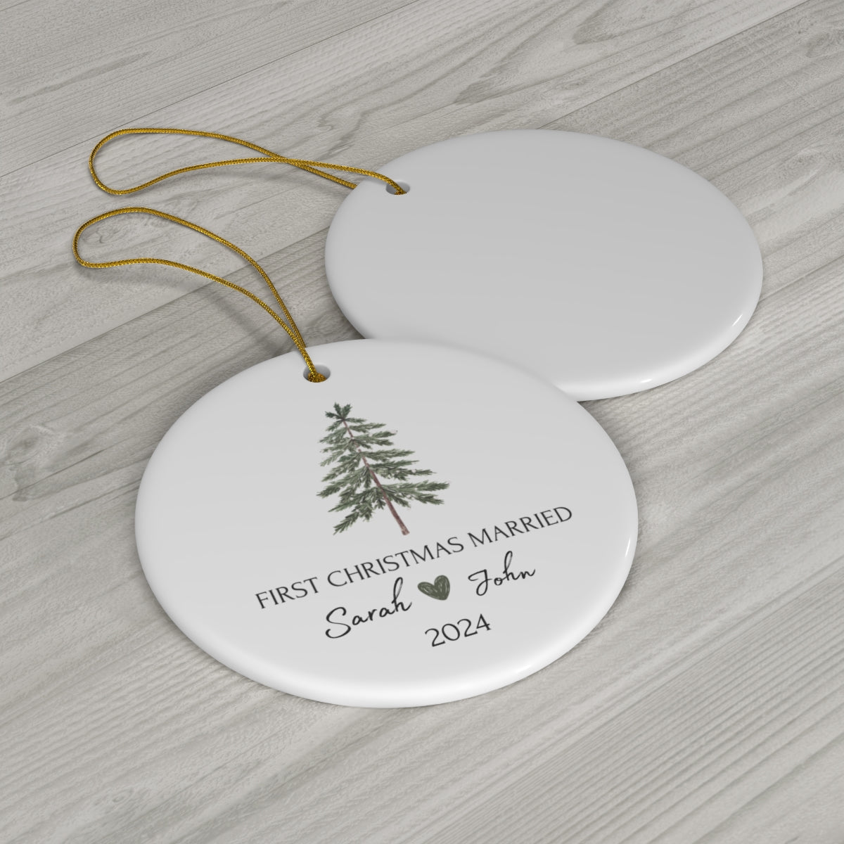 First Christmas Married Ornament