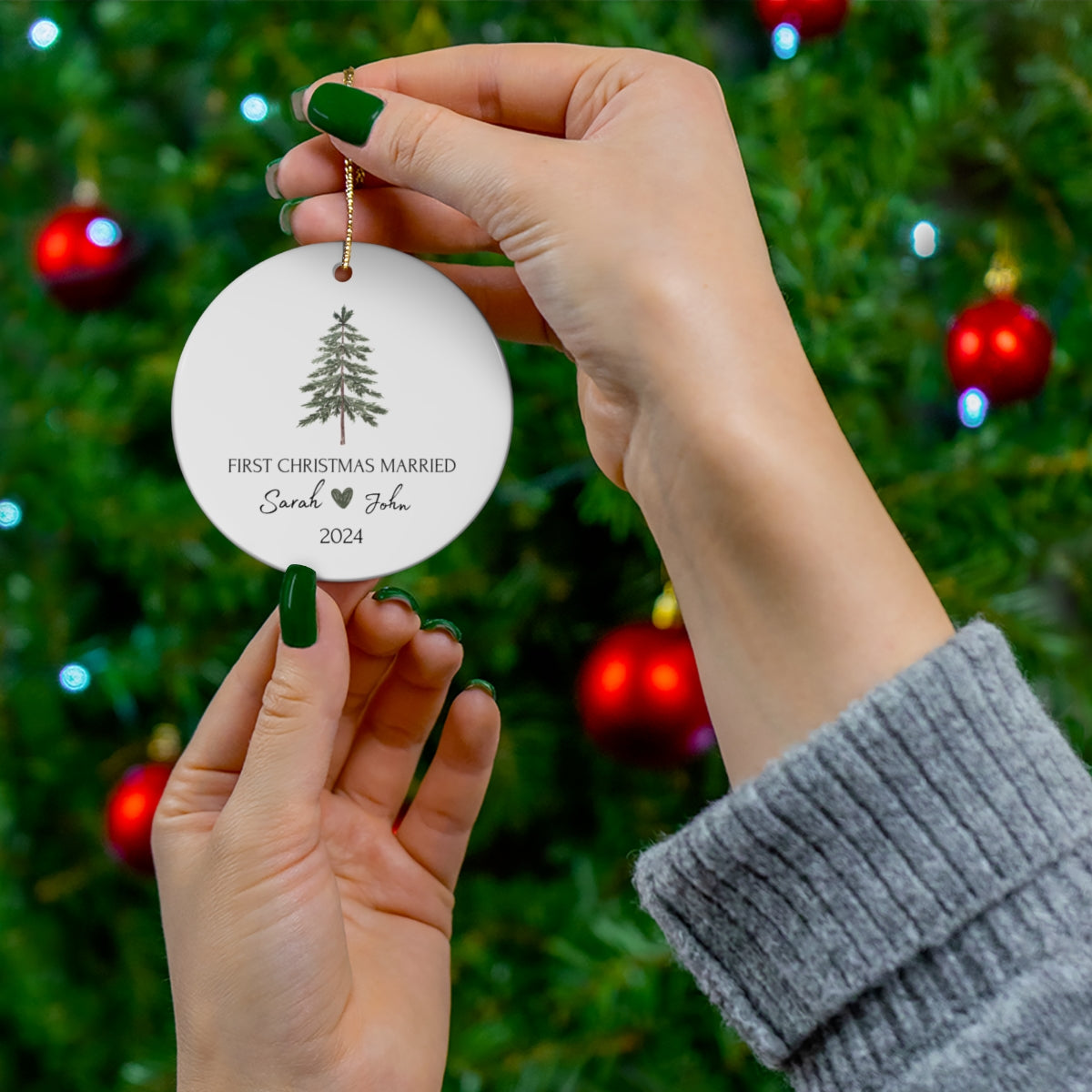 First Christmas Married Ornament