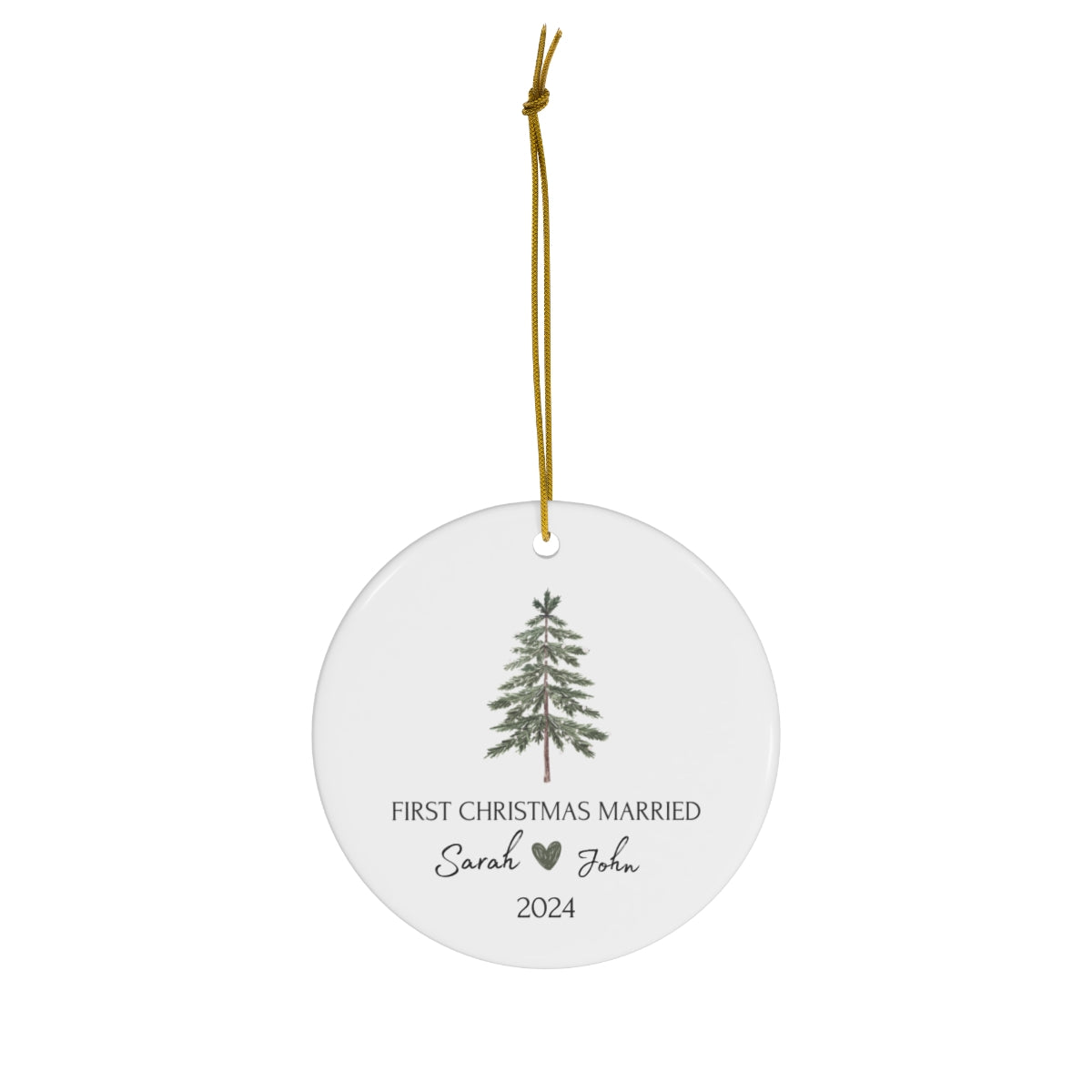 First Christmas Married Ornament