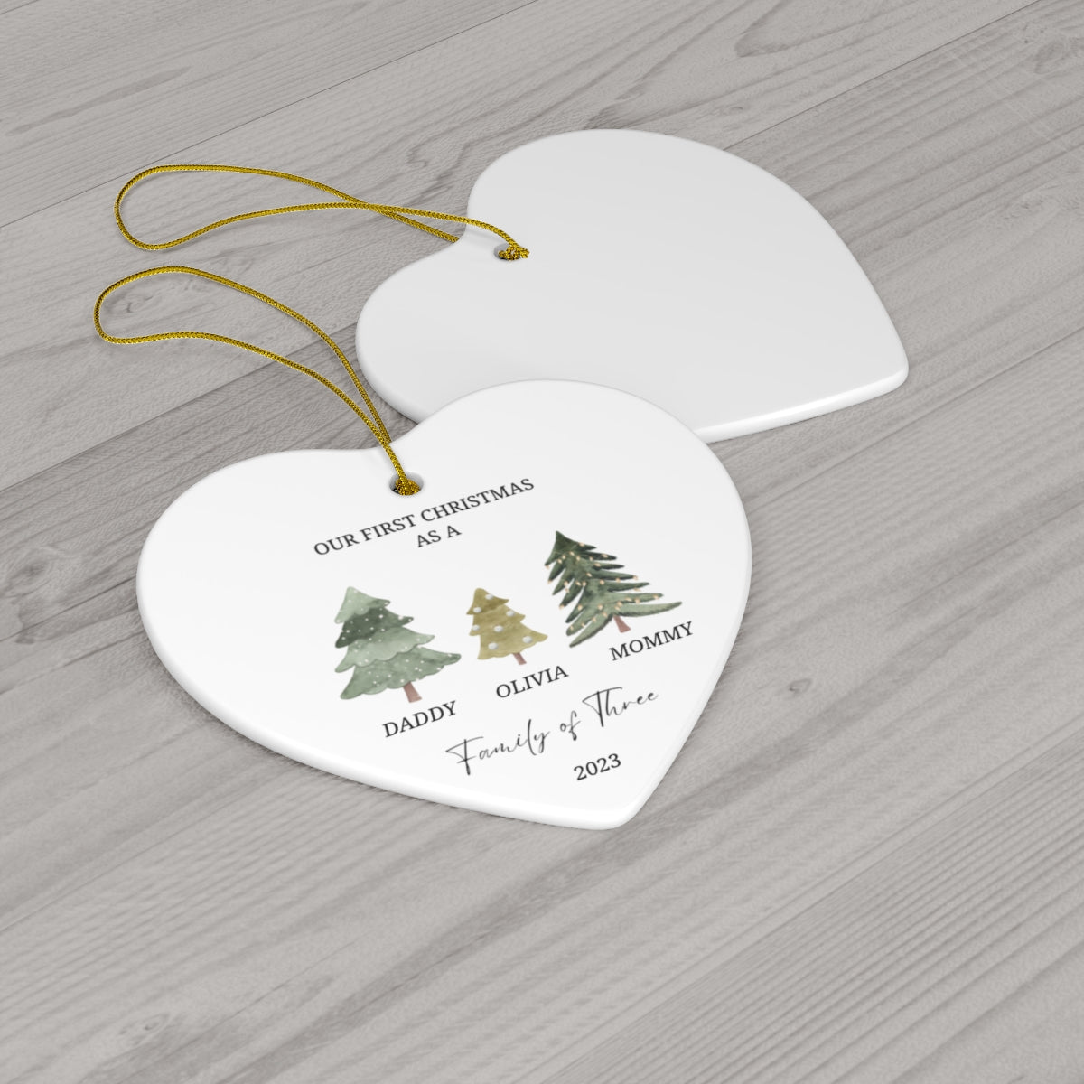 Personalized family tree Ornament