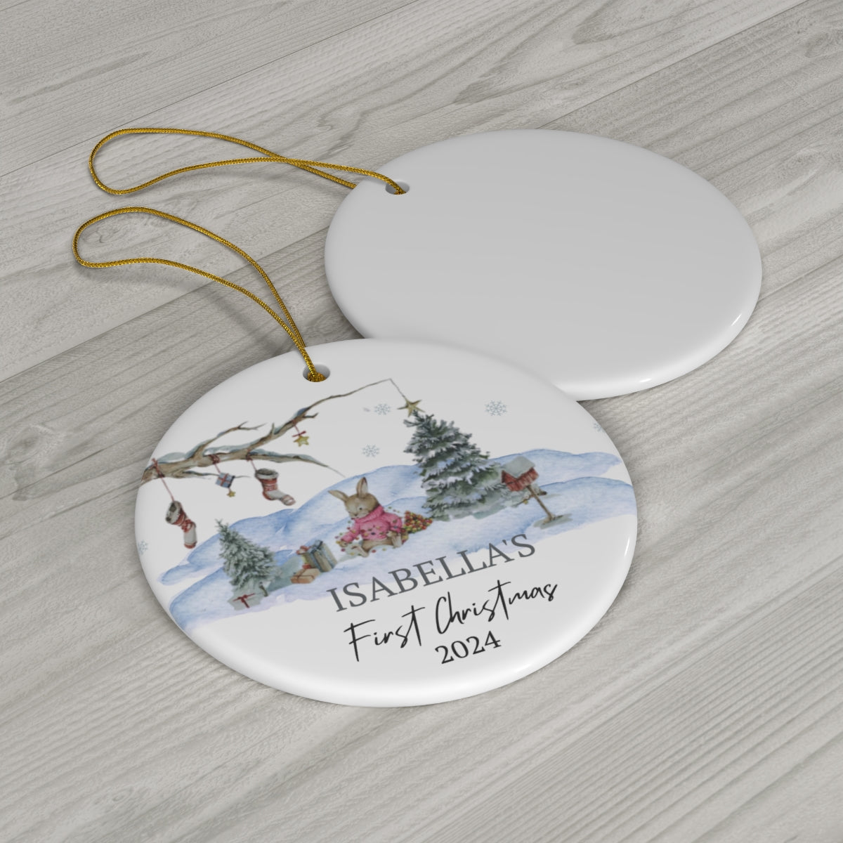 Personalized Baby's 1st Christmas Ornament