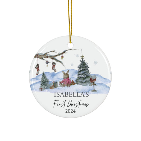 Personalized Baby's 1st Christmas Ornament