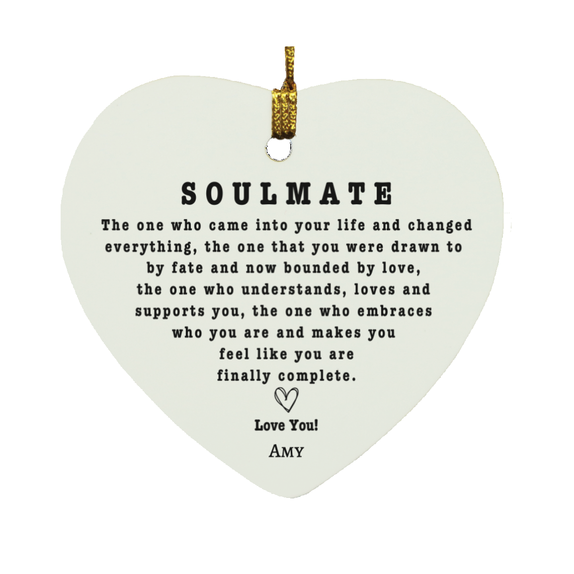 Soulmate Heart Ornament