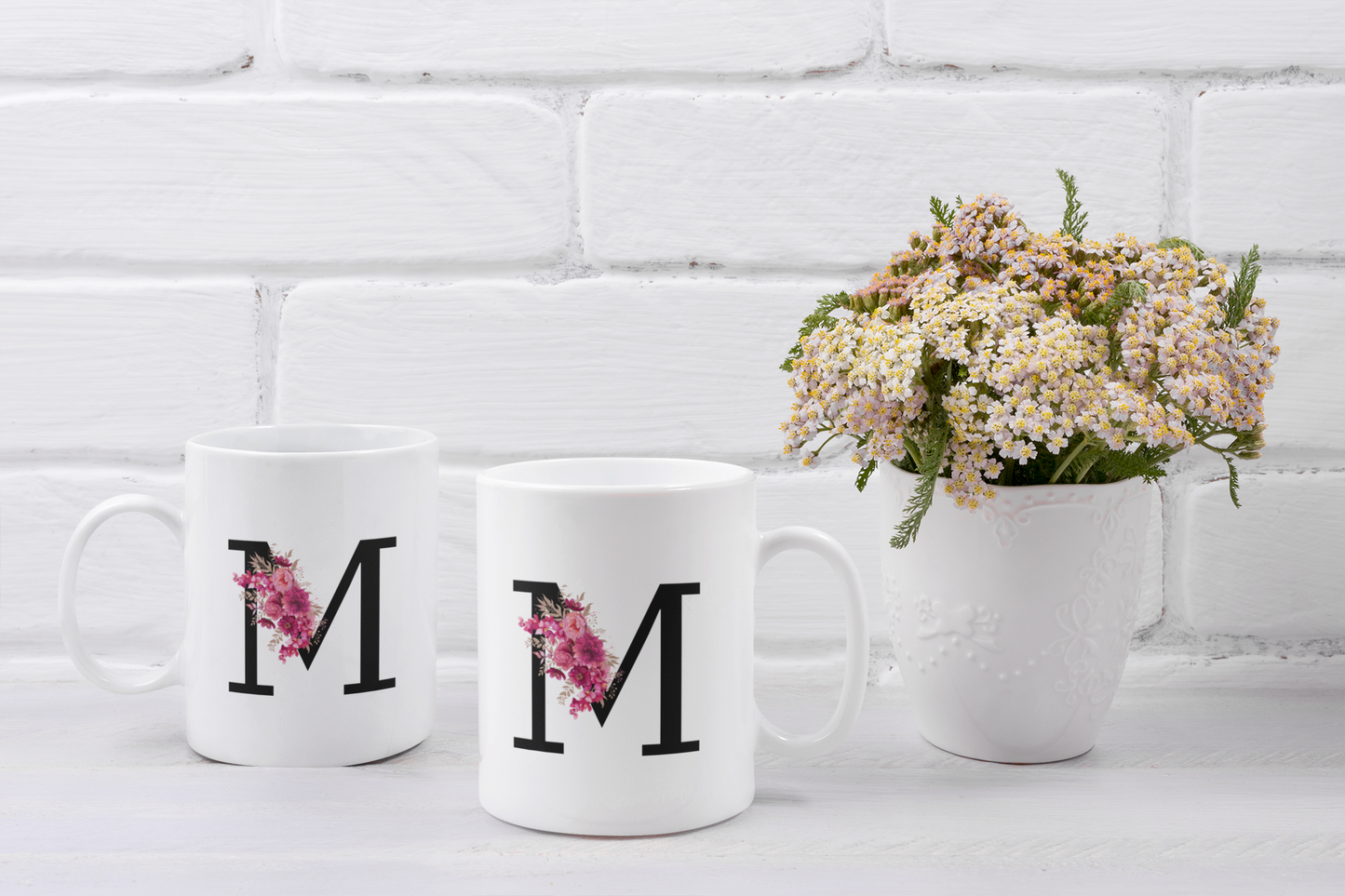 Letter Flower 11oz Mug