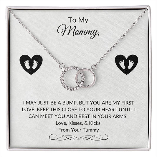 To My mommy/ the perfect pair necklace