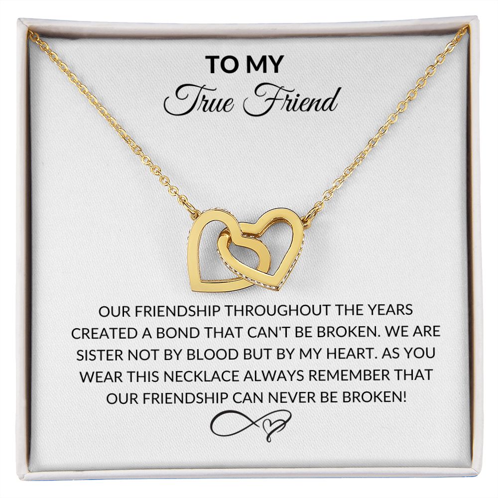 True friend/ interlocking necklace