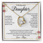 To My Beautiful Daughter | I Love You - Forever Love Necklace